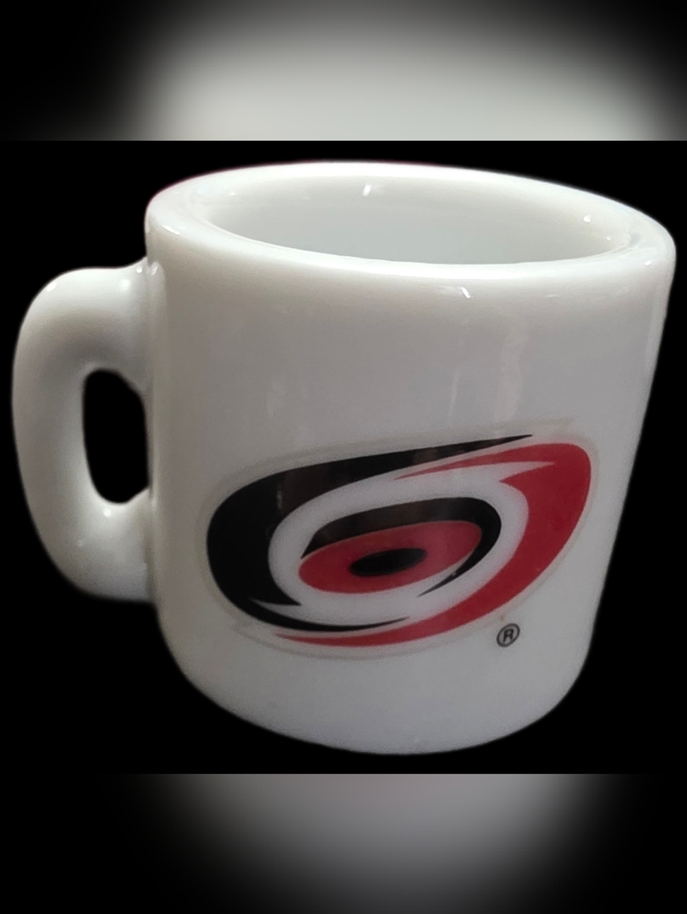 White Ceramic Coffee Mug with Hurricanes Logo